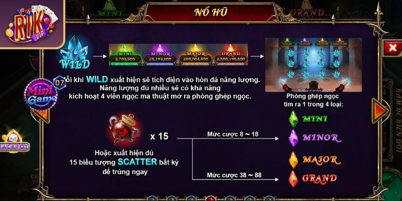 Bá Tước Quyền Năng RIKVIP Thắng Lớn Với Bí Kíp Từ Cao Thủ 3 Chú ý đến sự kết hợp giữa Wild và các biểu tượng cao giá