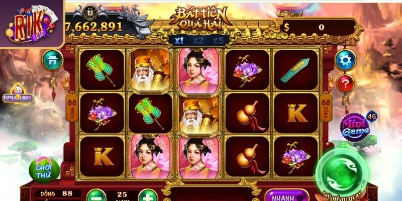 Bát Tiên Quá Hải RIKVIP - Hóa Thành Tiên Giới Săn Thưởng 1 Khám phá game Bát Tiên Quá Hải RIKVIP