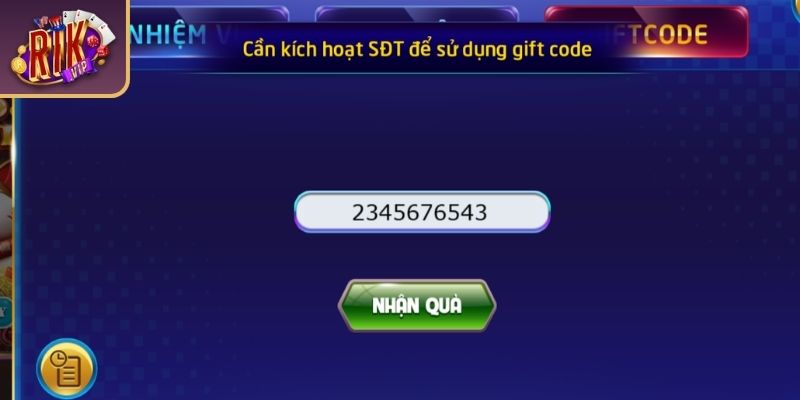 Cách Nhận Giftcode Tài Xỉu RIKVIP Nhanh Chóng Và Hiệu Quả 2 Giftcode có thời hạn sử dụng cụ thể