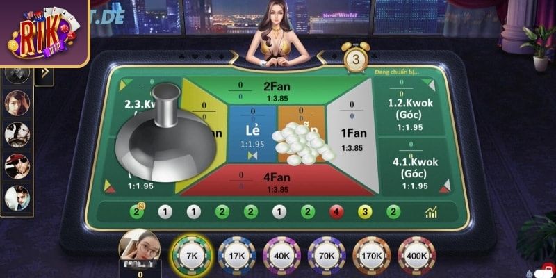 Fantan RIKVIP - Hướng Dẫn Cách Chơi Và Chiến Thuật Hiệu Quả 3 Áp dụng chiến thuật Martingale trong Fantan RIKVIP