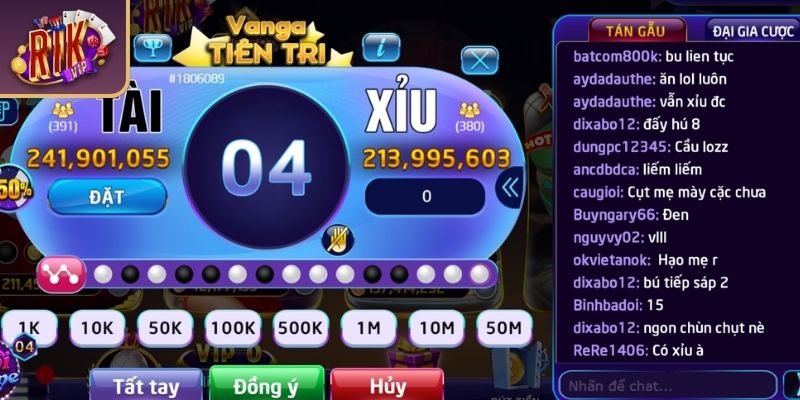 Hướng Dẫn Chơi Tài Xỉu RIKVIP Chi Tiết Từ A-Z Cho Người Mới 2 Hướng dẫn chơi tài xỉu RIKVIP tiêu chuẩn