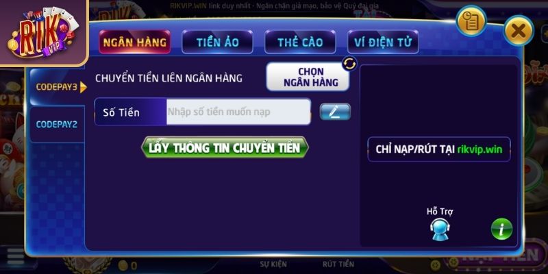 Nạp Rút Tiền RIKVIP – Những Quy Trình Giao Dịch Cần Nắm Rõ 1 Điều kiện cần nắm bắt trước khi thực hiện nạp rút tiền RIKVIP