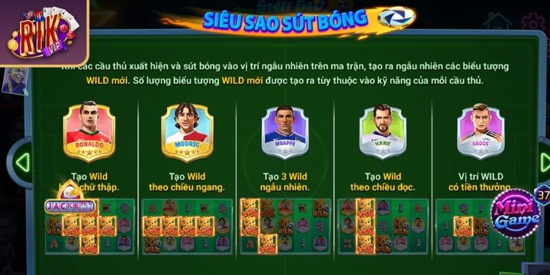 Siêu Sao Bóng Đá RIKVIP Với Trận Cầu Nổ Hũ Cuồng Nhiệt 2 Chế độ mini game Penalty Challenge