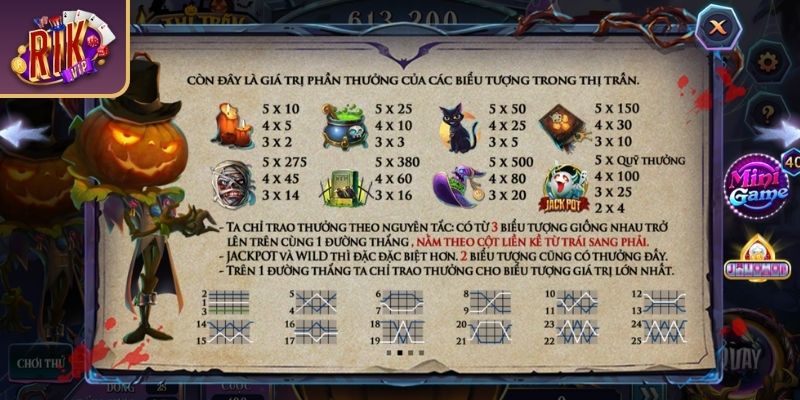 Thị Trấn Ma Quái RIKVIP - Game Slot Kinh Dị Hấp Dẫn Năm 2025 2 Giải mã các biểu tượng ám ảnh trong Thị Trấn Ma Quái