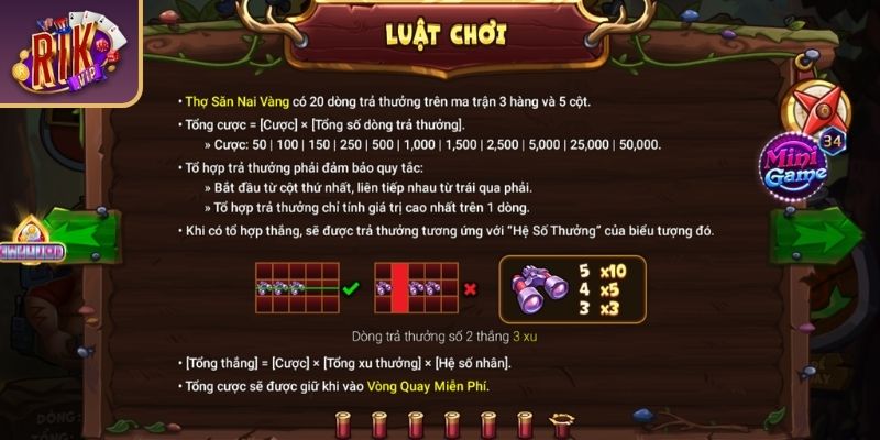 Thợ Săn Nai Vàng RIKVIP - Game Nổ Hũ Đỉnh Cao Đầy Phong Cách 3 Bí quyết chơi Thợ Săn Nai Vàng RIKVIP từ cao thủ