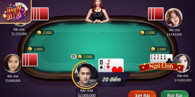 Xì Dách Rikvip – Sân Chơi Lý Tưởng Cho Người May Mắn 3 Cách chơi game bài Xì Dách Tại Rikvip từng bước