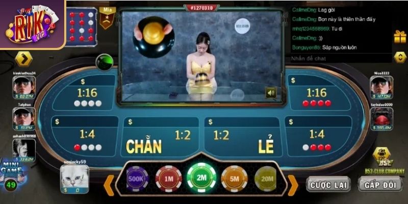 Xóc Đĩa Live RIKVIP Đỉnh Cao Với Công Nghệ Livestream 3 Quan sát lịch sử kết quả