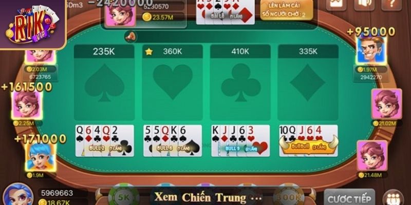 Cách Chơi Bài Bull Bull RIKVIP Cho Tân Thủ Và Bí Kíp Thắng 3 Chia sẻ cách chơi bài Cow Cow tất thắng từ cao thủ