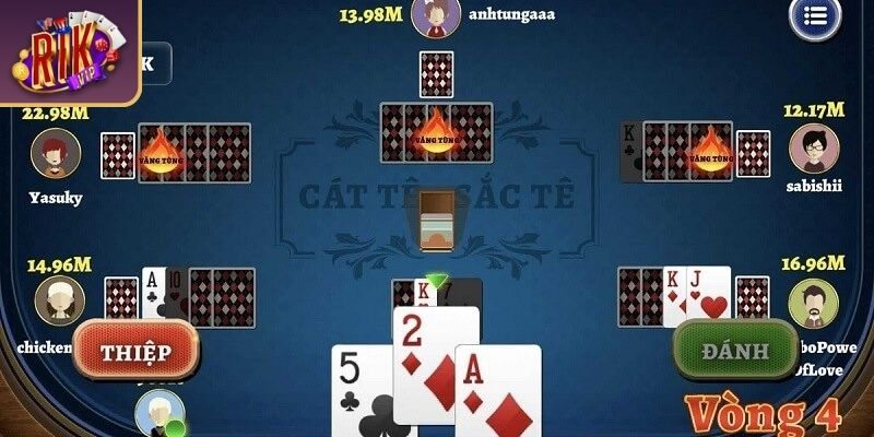 Catte RIKVIP Luật Chơi Siêu Chuẩn Và Chiến Thuật Thắng Lớn 2 Các vòng chơi Catte RIKVIP
