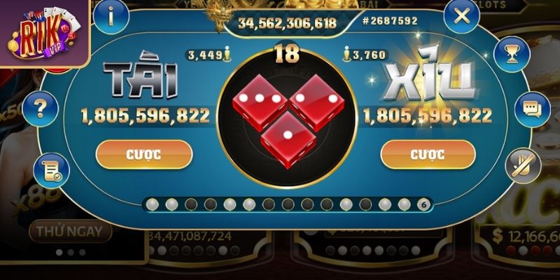 Hack tài xỉu RIKVIP Công Cụ Đặt Cược Thắng Lớn Cho Game Thủ 2 Giao diện tool hack cực thân thiện